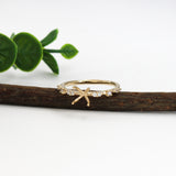 kylie 14k yellow gold diamond semi mount ring