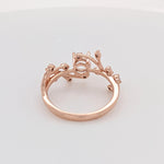 Nebula Collection | Diamond Accented Round Ring Setting