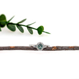 Cecily Solid 14k White Gold Alexandrite Ring with Natural Diamonds Accents, Oval 5.5x4mm #nnjdesigns #SKU #Jewelry #Diamondring #engagement ring #wedding ring