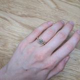 Previously Loved 14K Rose Gold 0.31cts Champagne Diamond Ring | Round 4mm