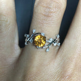 Nebula Collection | Diamond Accented Round Ring Setting