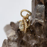 Samridhi 14K Yellow Gold Diamond Pendant | Round 4mm