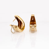 7.37g Estate Hoop Earrings | 14k Solid Gold