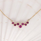 Natural Pink Sapphire Necklace