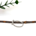 little love 14k white gold 0.91cts boulder opal diamond ring