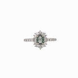 J'Adore Natural Color Changing Alexandrite in 14K White Gold