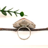 Goldstone Ring in Solid Silver | Pear Shape | Statement Ring | Bezel Setting
