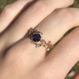 Nebula Collection | Diamond Accented Round Ring Setting