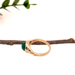 Yemi 14K Yellow Gold 2.32cts Emerald Diamond Promise Ring | Emerald - 9.4x7.3x5.3mm