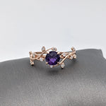 Nebula Collection | Diamond Accented Round Ring Setting