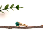 Yemi 14K Yellow Gold 2.32cts Emerald Diamond Promise Ring | Emerald - 9.4x7.3x5.3mm