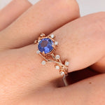 Nebula Collection | Diamond Accented Round Ring Setting