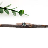 Kuhu 14K Rose Gold Alexandrite Diamond Ring | Oval 5x4mm