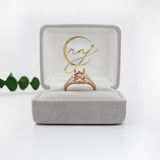 Statement Oval Ring Semi Mount w Diamonds and Milgrain Details in 14K Solid Gold