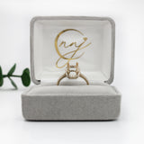 Angel Series Ring Semi Mount in Solid 14K Gold with a Natural Earth Mined Diamond Halo | Cushion 8x6mm