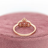 Pretty Pink Imperial Topaz Ring w Diamond Accents