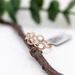 Beautiful Diamond Band Ring in Solid 14K Rose Gold | Earth Mined Diamonds