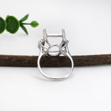 yazhi 14k gold diamond semi mount ring