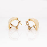 Elysia 14k Solid Gold Estate Hoop Earrings