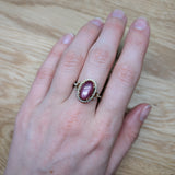 Angelic 14K Yellow Gold 5.87cts Star Ruby Diamond Wedding Ring | Oval - 12.5X8mm