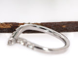 Avni 14K Solid Gold Band Setting W Natural Diamonds | Stackable Rings