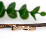 Vani 14K Rose Gold Alexandrite Diamond Ring | Oval Shape 5.3x4mm