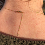 0.93mm Diamond Cut Cable Chains in Solid 14k White, Yellow or Rose Gold | 16" or 18" or 20"