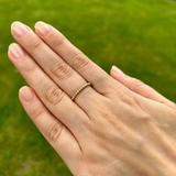 Eternity Ball Band in Solid 14k White, Yellow or Rose Gold