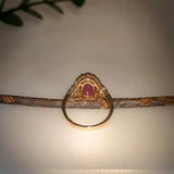 Angelic 14K Yellow Gold 5.87cts Star Ruby Diamond Wedding Ring | Oval - 12.5X8mm