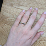 Milgrain Details Lab Diamonds Ring w 14K Yellow Gold | Mix 0.2mm