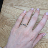 Milgrain Details Lab Diamonds Ring w 14K Yellow Gold | Mix 0.2mm