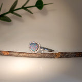 little love 14k white gold 0.91cts boulder opal diamond ring
