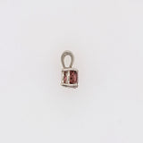 Solitaire Round Pendant Setting in 14K Solid Gold