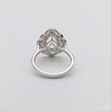 Riley 14K Solid Gold Natural Diamonds Ring Setting: Pear Shape | Customizable