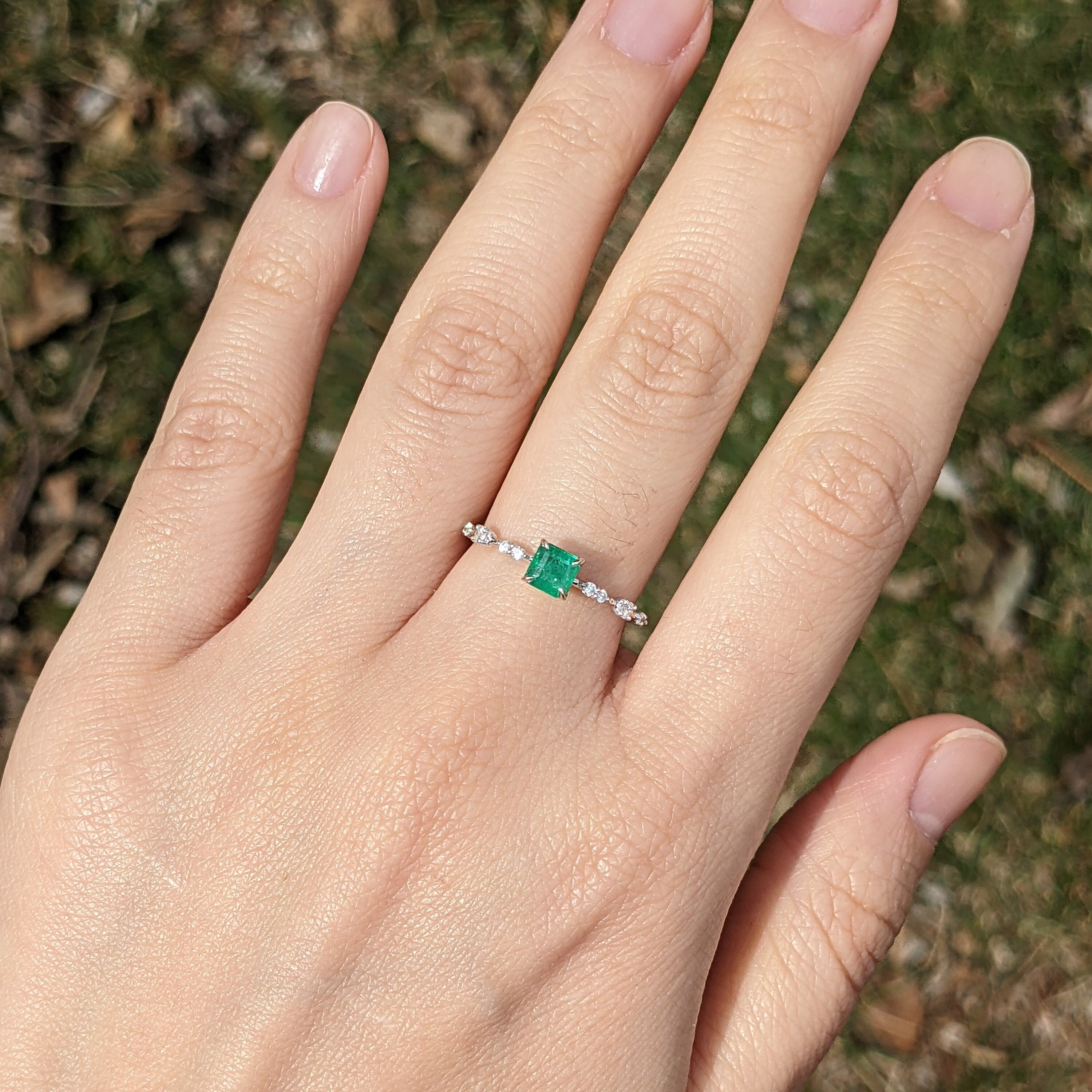 kylie 14k yellow gold diamond semi mount ring