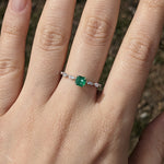 kylie 14k yellow gold diamond semi mount ring