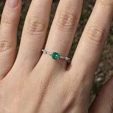 kylie 14k yellow gold diamond semi mount ring