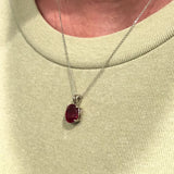 Classy Pigeon Blood Red Ruby Pendant