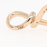 Pendants-Unique Asymmetrical Pendant Setting W Pave Diamond Detail in 14K Solid Gold | Oval Shape 7x5 8x6 9x7 | Gemstone Necklace | Customizable - NNJGemstones