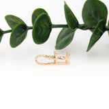 Pendants-Dainty Infinity Design Diamond Pendant Semi Mount in 14K Rose, White, or Yellow Gold | Oval Shape 8x6mm | Twisted Necklace | Custom Sizes - NNJGemstones