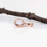 Pendants-Minimalist Solitaire Pendant Setting in 14K Solid Gold | Oval Shape 7x5 7.5x5.5 8x6 | Daily Wear Jewelry | Customizable - NNJGemstones