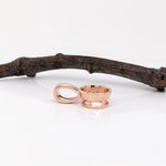 Pendants-Minimalist Solitaire Pendant Setting in 14K Solid Gold | Oval Shape 7x5 7.5x5.5 8x6 | Daily Wear Jewelry | Customizable - NNJGemstones