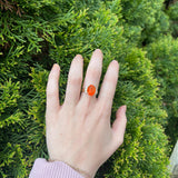 Statement Rings-Statement Trio Diamond Accent Ring Setting in 14K Solid Gold | Oval 10x8 11x9 12x10 | Gemstone Ring | Split Shank | Wide Band | Customizable - NNJGemstones