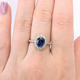 Bracia 14K Solid Gold Natural Diamonds Ring Setting : Oval Shape