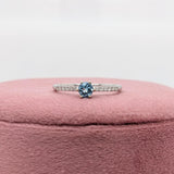 Chelsea 14K Solid Gold Natural Diamonds Ring Setting | Round Shape | Customizable