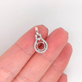 Halo Pendant setting with Natural Diamond Details in Solid 14k Gold | Round 4mm 5mm 6mm 7mm 8mm | Stone Setting | Gemstone Necklace | Prong