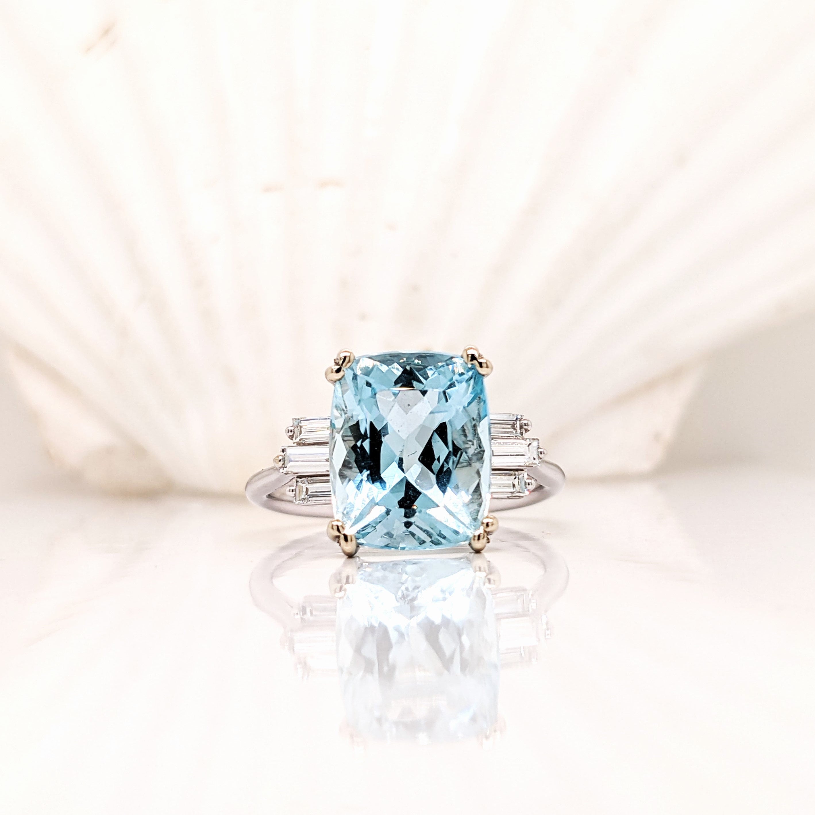 Aqua clearance blue ring