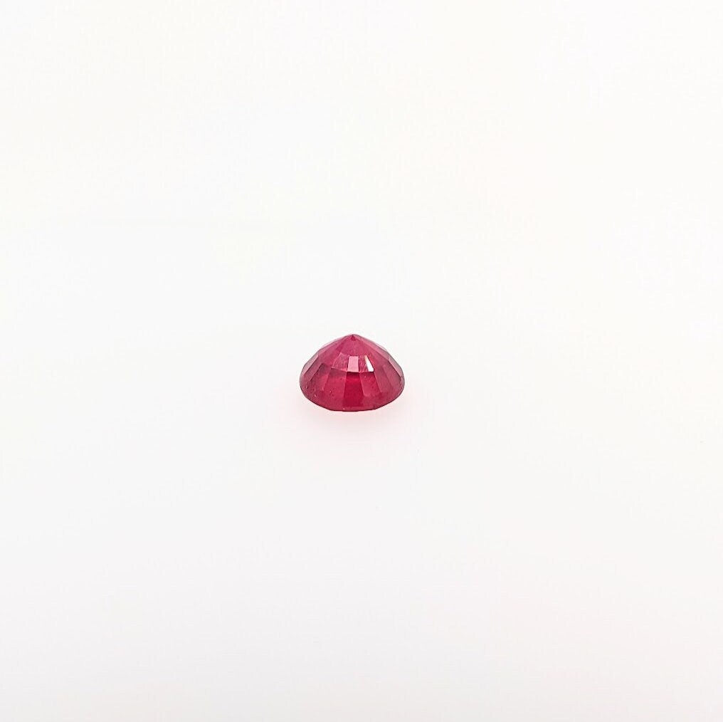 Gemstones-Natural Ruby Loose Gemstones | Round | 5mm 6mm 7mm 8mm 9mm 10mm | Pigeon Blood Red | Jewelry Stone Setting | Fissure Filled | Certified - NNJGemstones