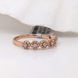 Stackable Rings-Beautiful Natural Diamond Ring in Solid 14k Rose Gold || Round Diamonds || Customizable || Natural Diamonds || Stackable || - NNJGemstones