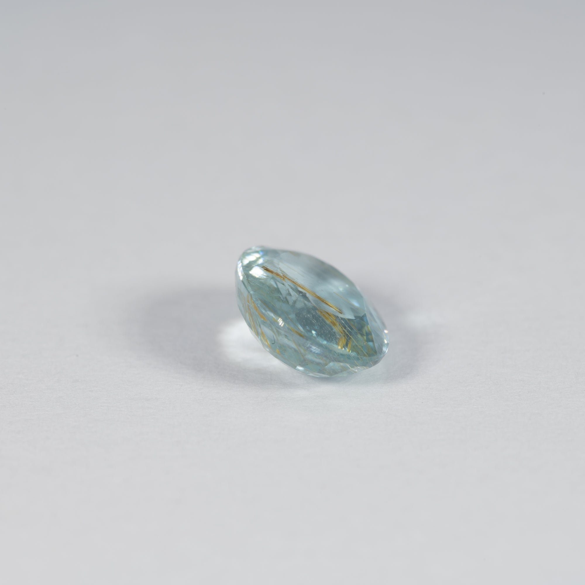 1.85 carat natural Brazilian copper-bearing Paraiba tourmaline oval, 9.09x7.07mm untreated loose gemstone – view 2
